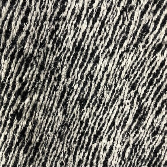 Rinascimento Double Breasted Black and White Wool Blend Coat - Picture 12 of 16